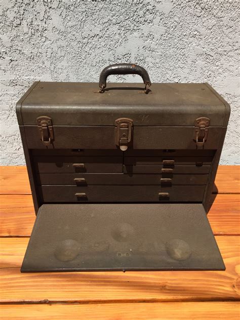 vintage metal tool boxes|vintage kennedy tool box catalog.